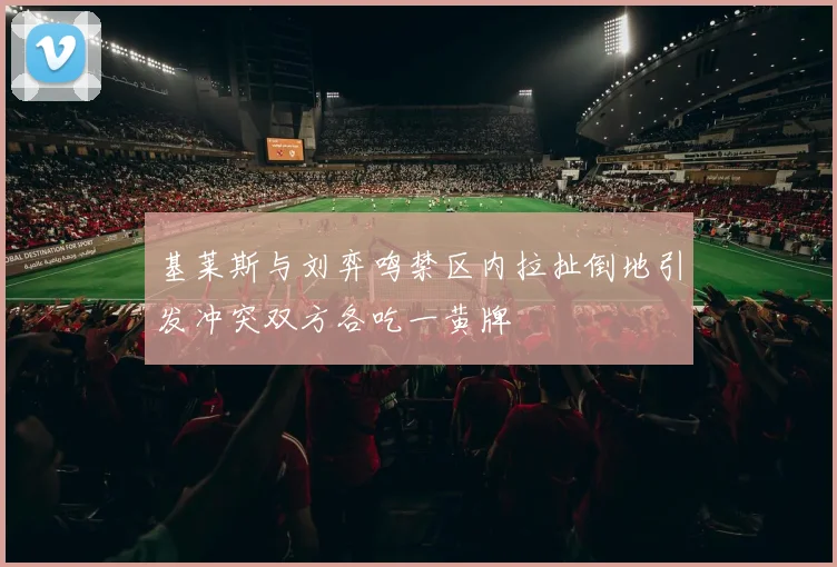 基莱斯与刘弈鸣禁区内拉扯倒地引发冲突双方各吃一黄牌